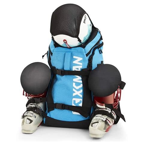 ski boot and helmet backpack.